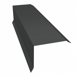 Планка торцевая 80х100 0,5 Satin с пленкой RAL 7016 (2м) Планка торцевая 80х100 0,5 Satin с пленкой RAL 7016 (2м)